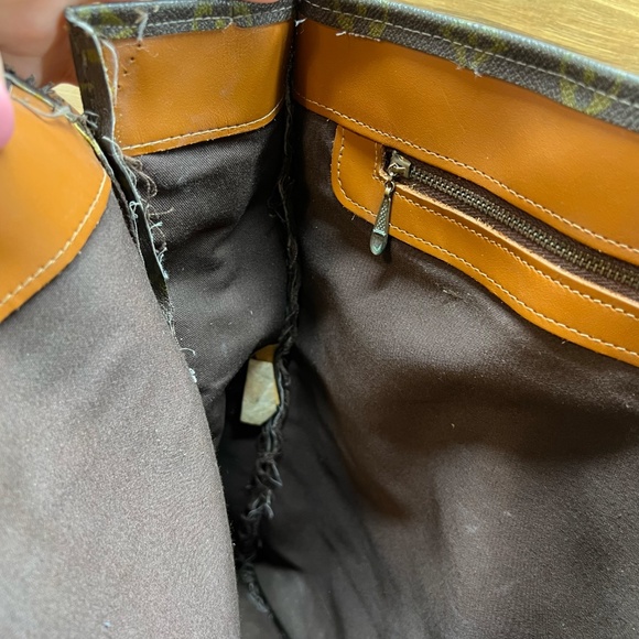 Louis Vuitton LV Monogram Sac Plat Vintage French Company Paper Tag - Picture 14 of 16